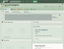Tablet Screenshot of meowththatsrightplz.deviantart.com