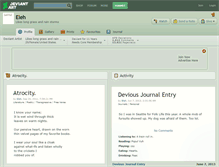 Tablet Screenshot of eleh.deviantart.com