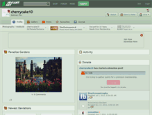 Tablet Screenshot of cherrycake10.deviantart.com