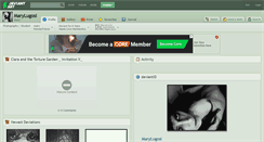 Desktop Screenshot of marylugosi.deviantart.com