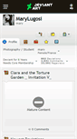 Mobile Screenshot of marylugosi.deviantart.com