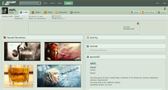 Desktop Screenshot of mkpl.deviantart.com