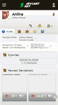Mobile Screenshot of anlina.deviantart.com