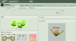 Desktop Screenshot of junkycow.deviantart.com