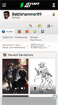 Mobile Screenshot of battlehammer89.deviantart.com