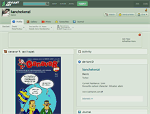 Tablet Screenshot of kanchekenzi.deviantart.com