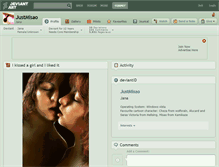 Tablet Screenshot of justmisao.deviantart.com