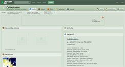 Desktop Screenshot of coldasice666.deviantart.com
