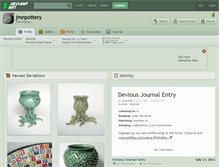 Tablet Screenshot of jmnpottery.deviantart.com