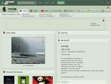 Tablet Screenshot of macjag.deviantart.com