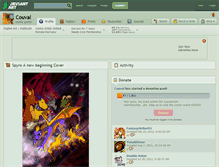 Tablet Screenshot of couval.deviantart.com