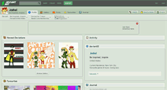 Desktop Screenshot of joshel.deviantart.com