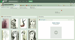 Desktop Screenshot of gothicforgotten.deviantart.com