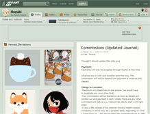 Tablet Screenshot of nozuki.deviantart.com