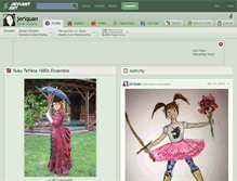 Tablet Screenshot of jeriquan.deviantart.com