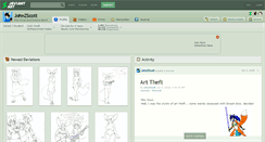 Desktop Screenshot of johnzscott.deviantart.com