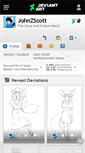 Mobile Screenshot of johnzscott.deviantart.com