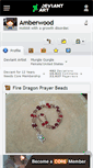 Mobile Screenshot of amberwood.deviantart.com