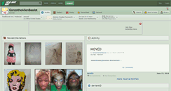 Desktop Screenshot of gonzothealienbassist.deviantart.com