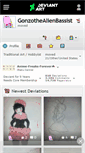 Mobile Screenshot of gonzothealienbassist.deviantart.com