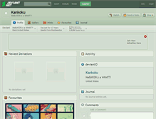 Tablet Screenshot of kankoku.deviantart.com
