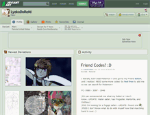 Tablet Screenshot of lyokodoremi.deviantart.com