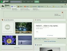 Tablet Screenshot of ithonn.deviantart.com