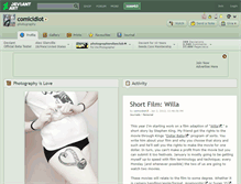 Tablet Screenshot of comicidiot.deviantart.com