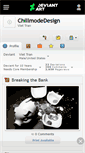 Mobile Screenshot of chillmodedesign.deviantart.com
