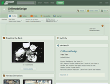 Tablet Screenshot of chillmodedesign.deviantart.com