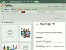 Tablet Screenshot of costalonga.deviantart.com
