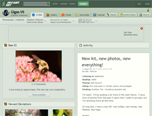 Tablet Screenshot of gigas-vii.deviantart.com