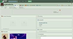Desktop Screenshot of krystal-aelle-fox.deviantart.com
