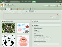 Tablet Screenshot of ideandografica.deviantart.com