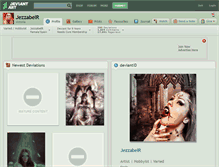 Tablet Screenshot of jezzabelr.deviantart.com