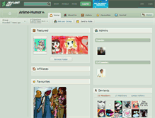 Tablet Screenshot of anime-humor.deviantart.com