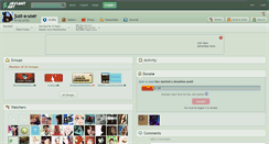 Desktop Screenshot of just-a-user.deviantart.com