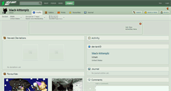 Desktop Screenshot of black-kittenplz.deviantart.com
