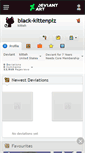 Mobile Screenshot of black-kittenplz.deviantart.com