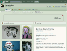 Tablet Screenshot of fumaoyabun.deviantart.com
