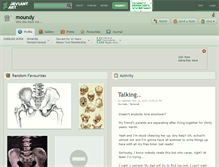 Tablet Screenshot of moundy.deviantart.com