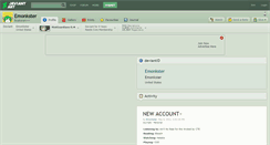 Desktop Screenshot of emonkster.deviantart.com