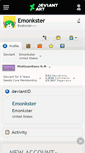Mobile Screenshot of emonkster.deviantart.com