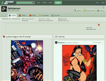 Tablet Screenshot of fabiojansen.deviantart.com