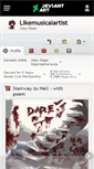 Mobile Screenshot of likemusicalartist.deviantart.com