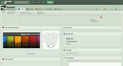 Desktop Screenshot of bolander.deviantart.com