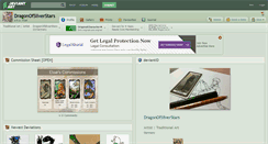 Desktop Screenshot of dragonofsilverstars.deviantart.com
