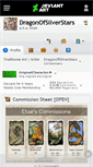 Mobile Screenshot of dragonofsilverstars.deviantart.com
