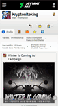 Mobile Screenshot of kryptoniteking.deviantart.com