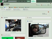 Tablet Screenshot of mr-shutter.deviantart.com